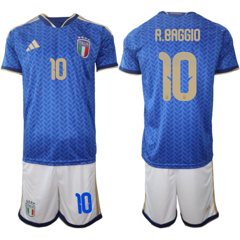 Men 2026 World Cup National Team Italy home blue #10 Soccer Jersey1